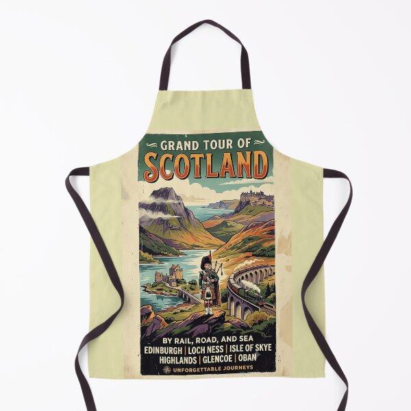 Item preview, Vintage Scotland Grand Tour Travel Poster designed and sold by ArtworkNorth.