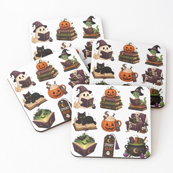 Item preview, Spooky Reads Halloween Bookworm & BookTok Cute Sticker Pack designed and sold by aysenism.