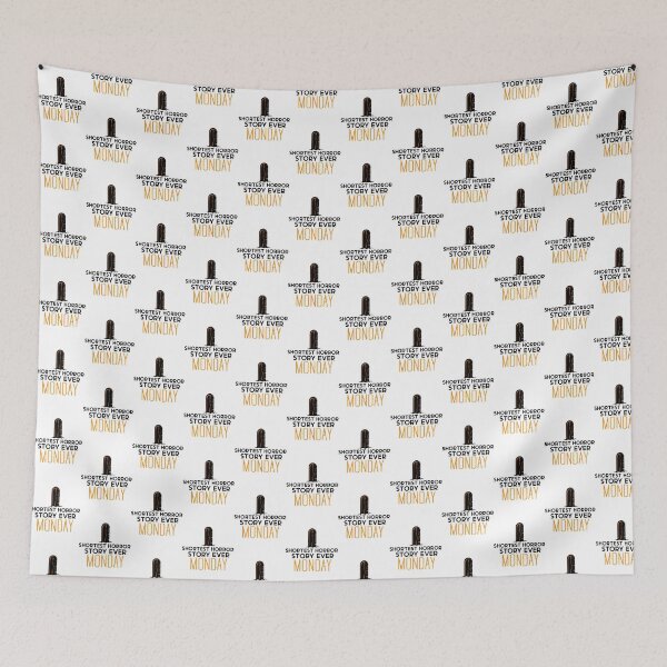 Item preview, The Shortest Horror Story Ever - Minimalist Spooky Design designed and sold by Salin Loktam.