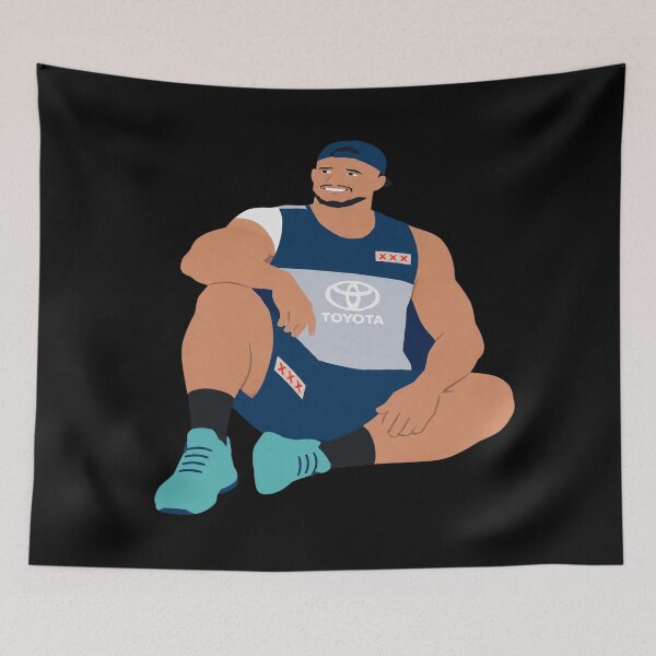Item preview, Queensland Maroons Player designed and sold by FieldsnancyArts.