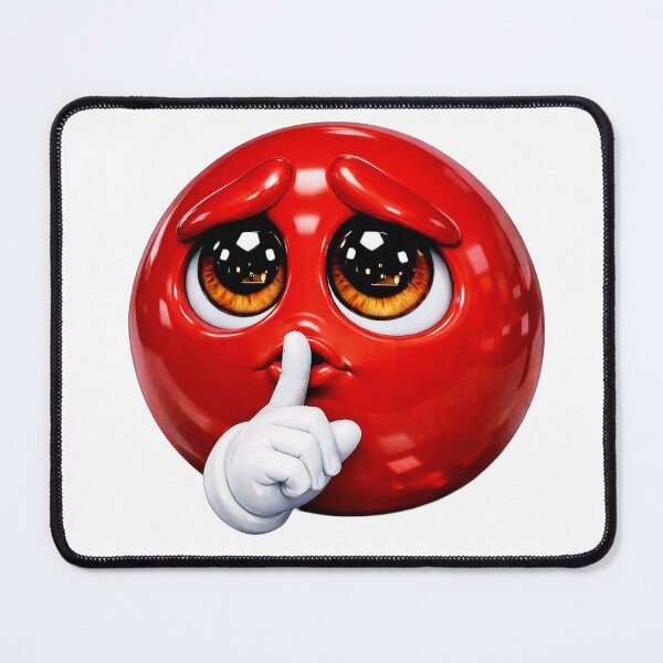 Item preview, Quiet: Red Emoji Collection designed and sold by EscapeArtist13.