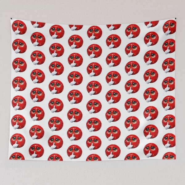 Item preview, Silencio: Colección de emojis rojos designed and sold by EscapeArtist13.