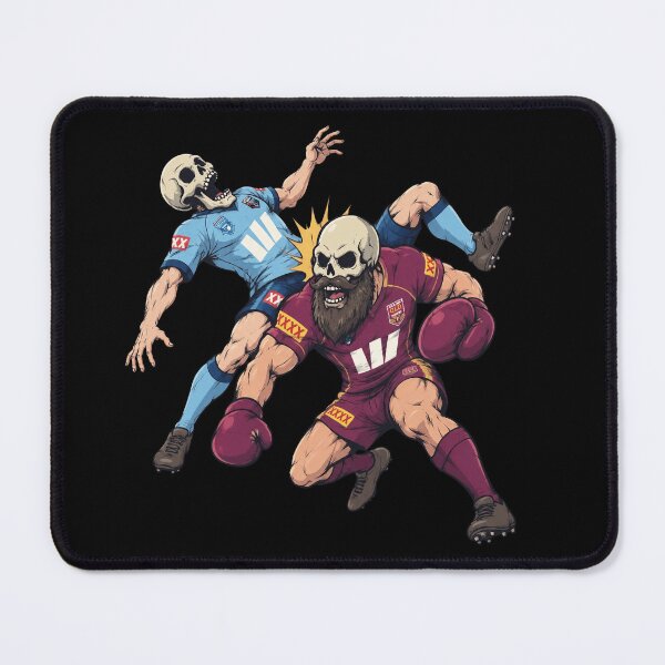 Item preview, Skull Rugby League designed and sold by FieldsnancyArts.