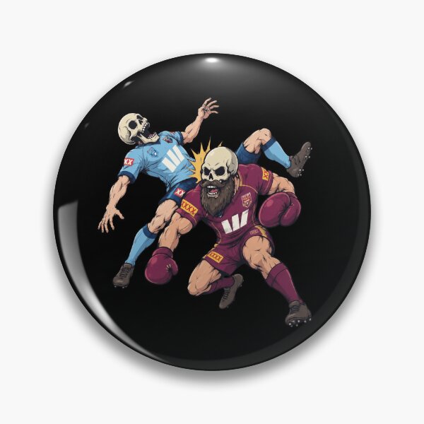 Item preview, Skull Rugby League designed and sold by FieldsnancyArts.
