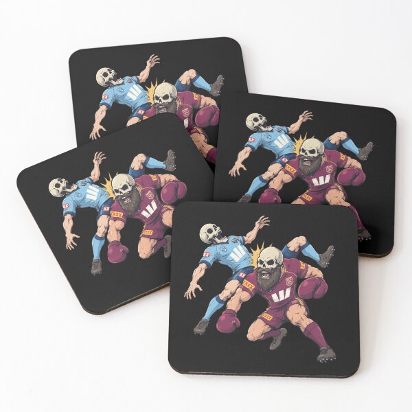 Item preview, Skull Rugby League designed and sold by FieldsnancyArts.