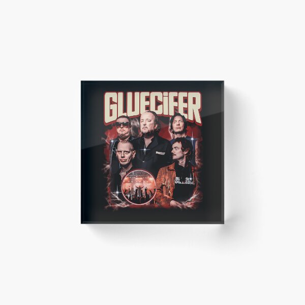 Item preview, G L U E C I F E R Norwegian Hard Rock Band designed and sold by FrancoiseJoly.