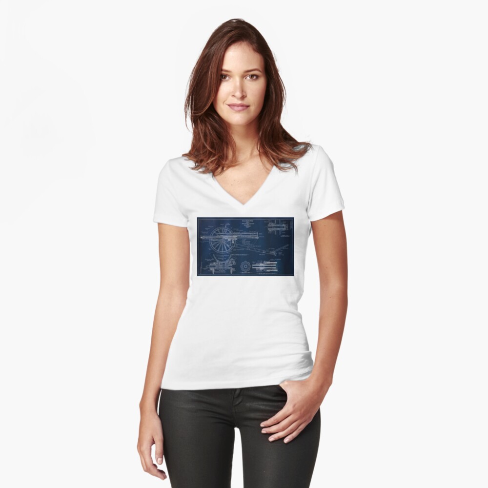 Item preview, Fitted V-Neck T-Shirt designed and sold by Photoart4U.