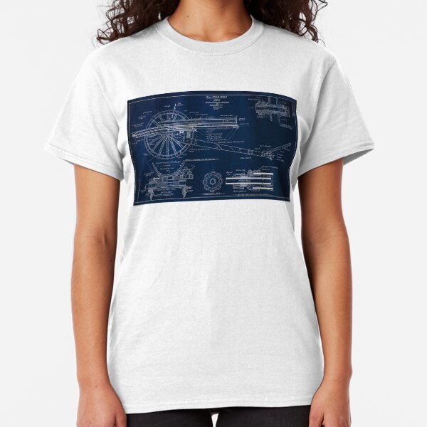 3 In. Field Rifle Recoil Mechanism Classic T-Shirt