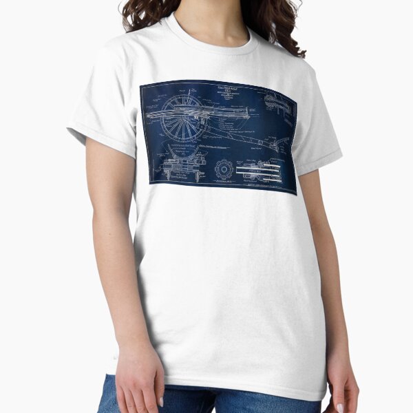 3 In. Field Rifle Recoil Mechanism Classic T-Shirt