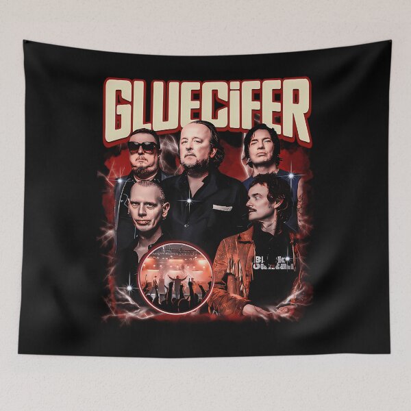 Item preview, G L U E C I F E R Norwegian Hard Rock Band designed and sold by FrancoiseJoly.