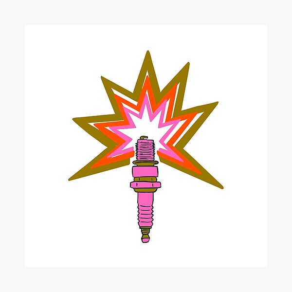 Item preview, Retro Pink Microphone Starburst – Bold Neon Music Lover Vintage Pop Art Design designed and sold by Ikochane.