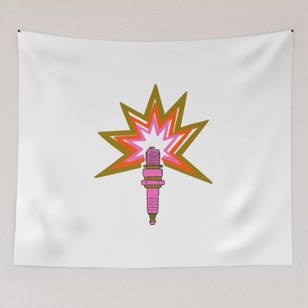 Item preview, Retro Pink Microphone Starburst – Bold Neon Music Lover Vintage Pop Art Design designed and sold by Ikochane.