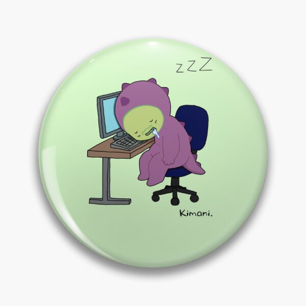 Item preview, Sticker - Sleeping in the Home Office  designed and sold by Kimani_4rt.