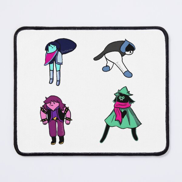 Item preview, Deltarune Inspired Cute Cat Characters Artwork designed and sold by Auntlurrs.