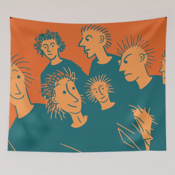 Item preview, Punk Crowd - Bold Graphic Illustration designed and sold by photossmirnov.