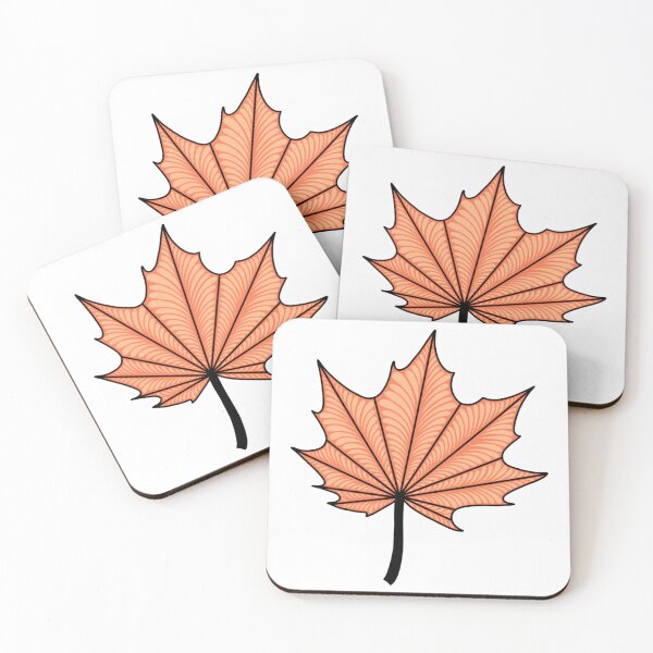 Item preview, Orange Maple Leaf – Autumn Nature Illustration designed and sold by FioreDiCiliegio.