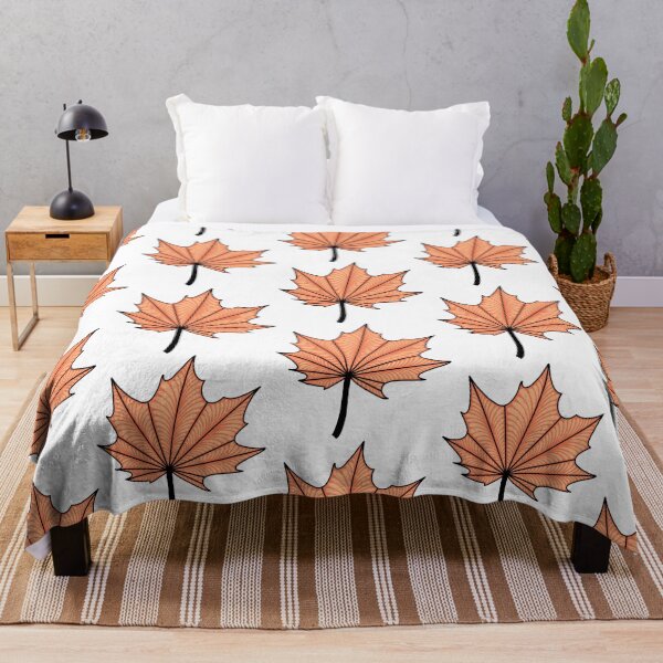 Item preview, Orange Maple Leaf – Autumn Nature Illustration designed and sold by FioreDiCiliegio.