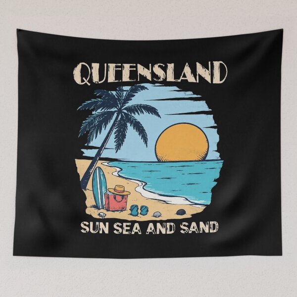 Item preview, Queensland Sun Sea Sand designed and sold by FieldsnancyArts.