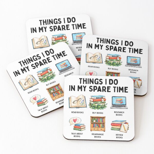 Item preview, Things I Do In My Spare Time Funny Book Lover designed and sold by LounisArt.