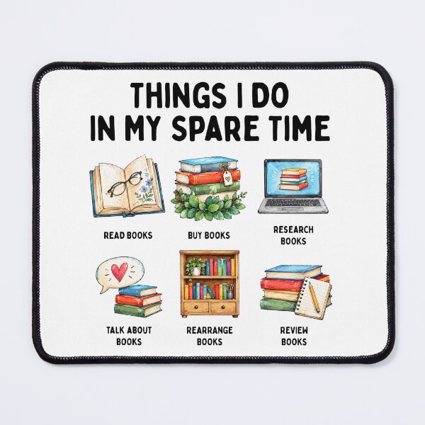 Item preview, Things I Do In My Spare Time Funny Book Lover designed and sold by LounisArt.