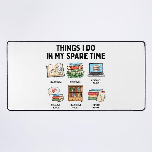 Item preview, Things I Do In My Spare Time Funny Book Lover designed and sold by LounisArt.