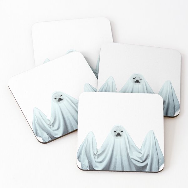 Item preview, ghost seal designed and sold by sealtopia.