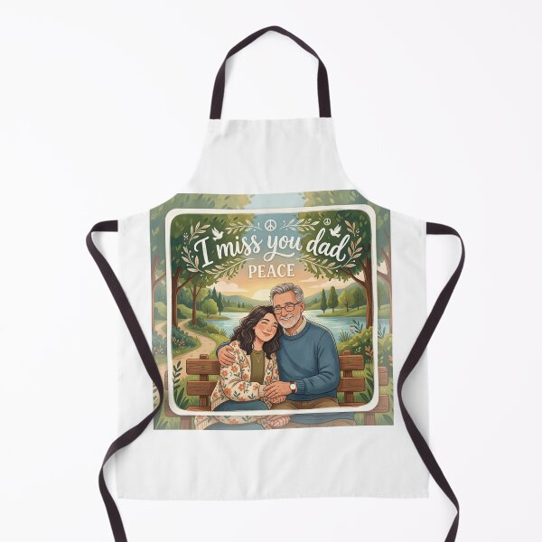 Item preview, I Miss You Dad Memorial Peace Dove Heart Artwork designed and sold by Alta-store.