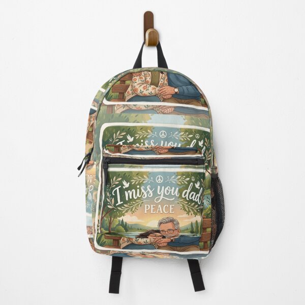 Item preview, I Miss You Dad Memorial Peace Dove Heart Artwork designed and sold by Alta-store.