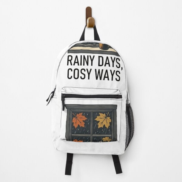 Item preview, Rainy Days Cozy Ways – Autumn Window designed and sold by Salma.Store.