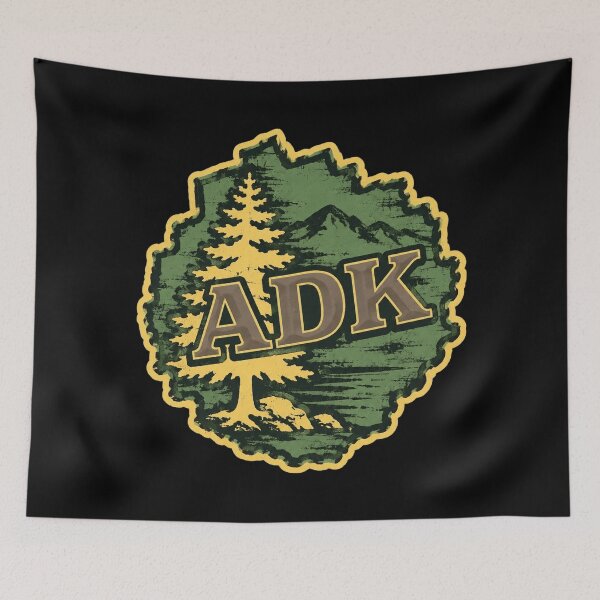 Item preview, ADK Mountains Badge designed and sold by Biancadann.