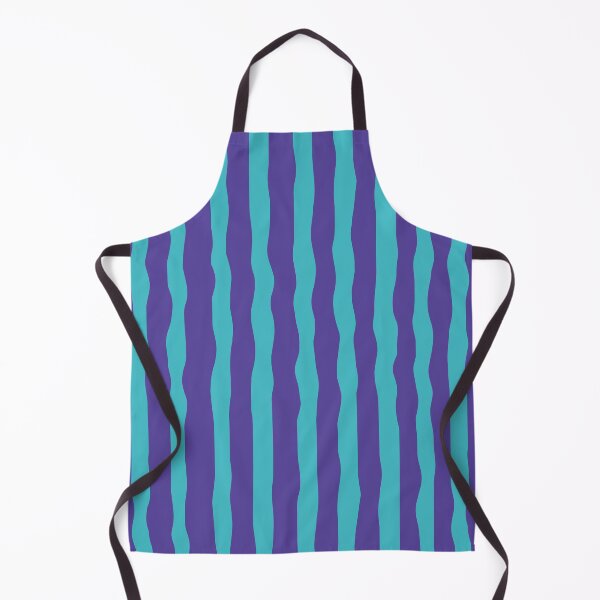 Aperçu de l'œuvre Turquoise PurpleWavy Stripes Abstract PatternColor Design créée et vendue par BigDigital.