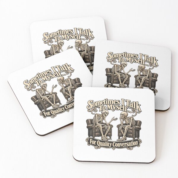 Item preview, Sometimes I Talk To Myself Skeleton designed and sold by thestiles.