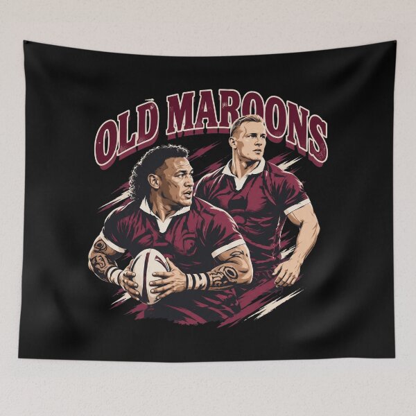 Item preview, Old Maroons Rugby designed and sold by FieldsnancyArts.