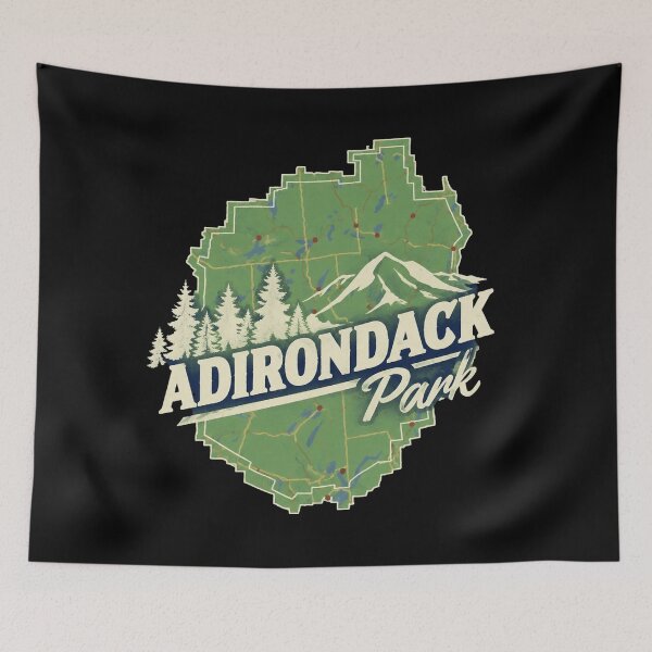 Item preview, Adirondack Park Map designed and sold by Biancadann.