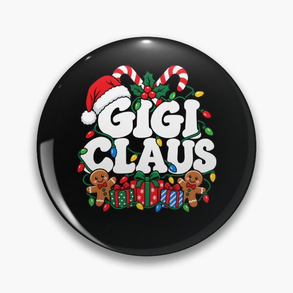 Artikelvorschau, Gigi Claus Weihnachtslichter Weihnachtsmannmütze Oma Nana Weihnachten entworfen und verkauft von clothesy7.