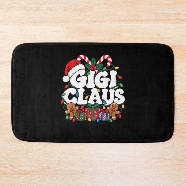 Artikelvorschau, Gigi Claus Weihnachtslichter Weihnachtsmannmütze Oma Nana Weihnachten entworfen und verkauft von clothesy7.
