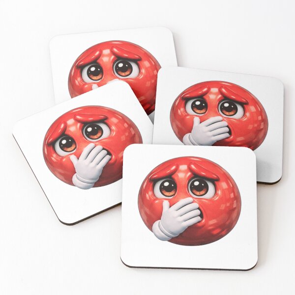 Item preview, Surprised: Red Emoji Collection  designed and sold by EscapeArtist13.