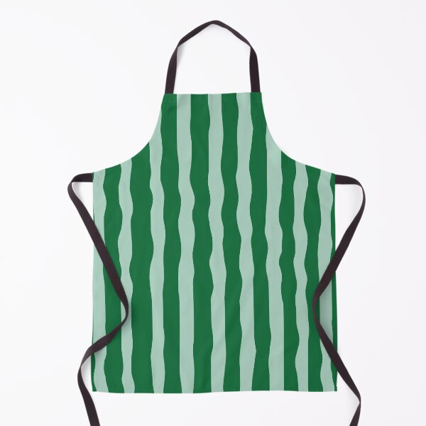 Aperçu de l'œuvre  Green Wavy Stripes Abstract PatternColor Design créée et vendue par BigDigital.
