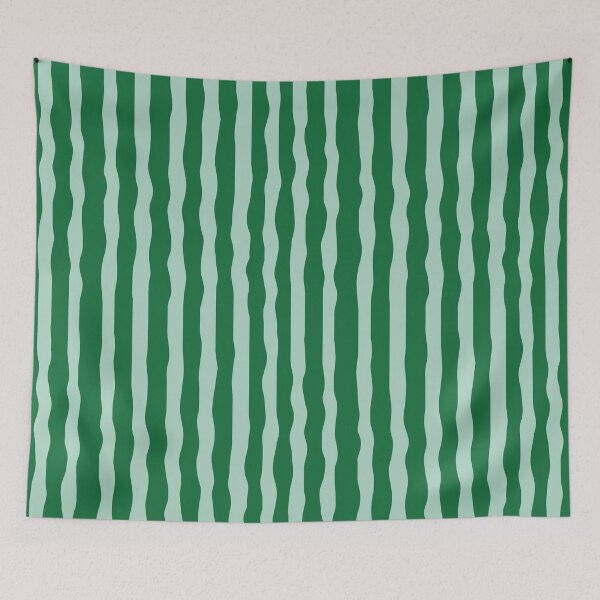 Item preview,  Green Wavy Stripes Abstract PatternColor Design designed and sold by BigDigital.