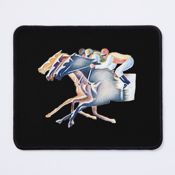 Item preview, Dynamic Horse Race Artwork Capturing Speed and Grace in Motion designed and sold by Albyna.