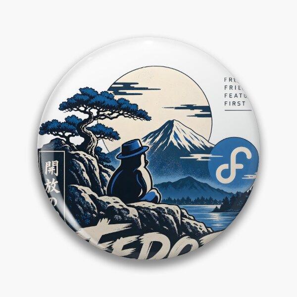 Item preview, Fedora Linux Open Source Freedom designed and sold by MR-HOOBY.