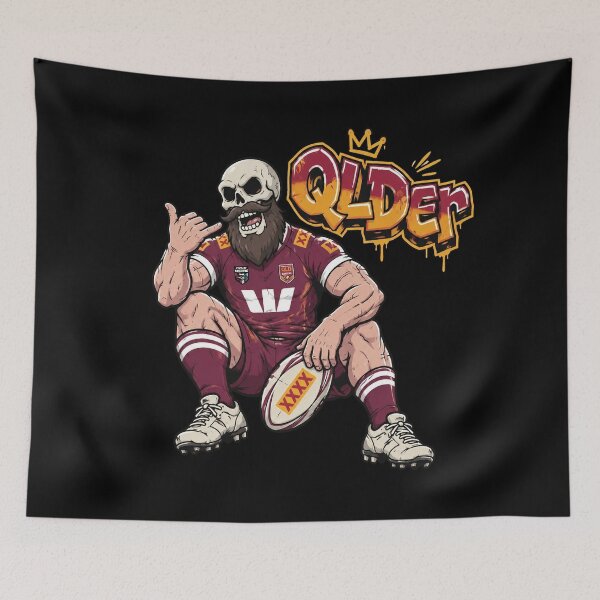 Item preview, QLDer Skull designed and sold by FieldsnancyArts.