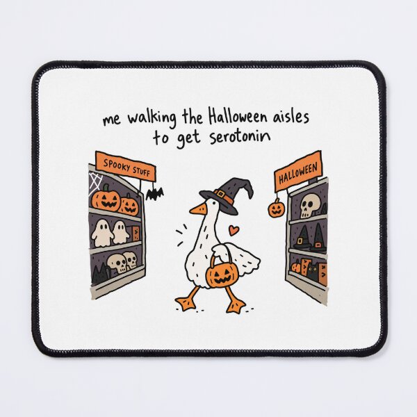 Item preview, Halloween Goose Serotonin Rebus designed and sold by MonkiFlipp.