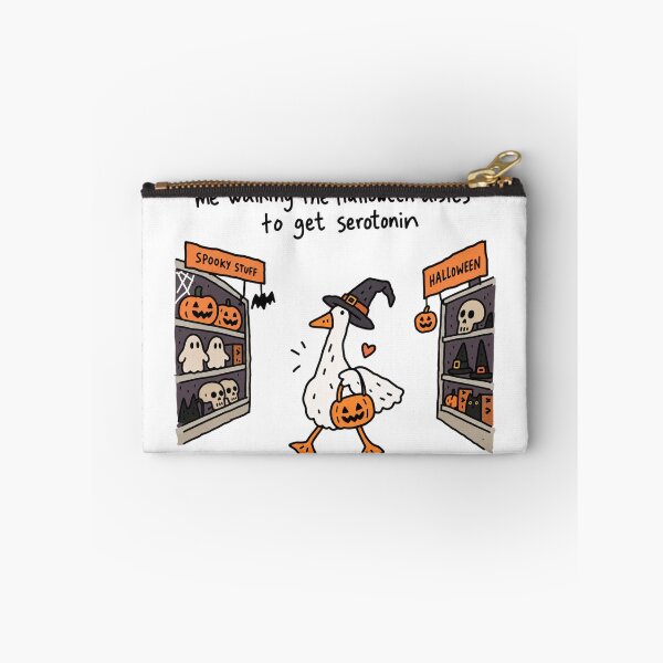 Item preview, Halloween Goose Serotonin Rebus designed and sold by MonkiFlipp.