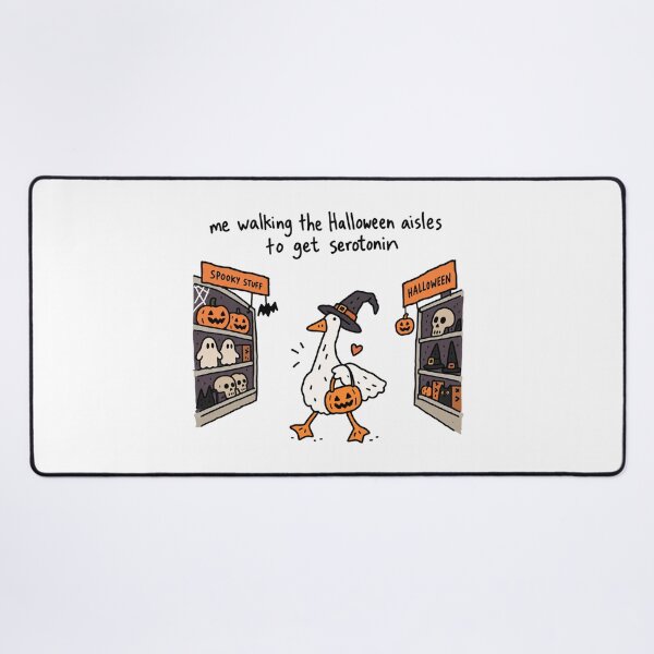 Item preview, Halloween Goose Serotonin Rebus designed and sold by MonkiFlipp.