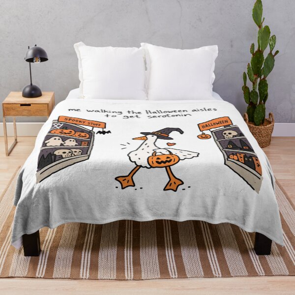 Item preview, Halloween Goose Serotonin Rebus designed and sold by MonkiFlipp.