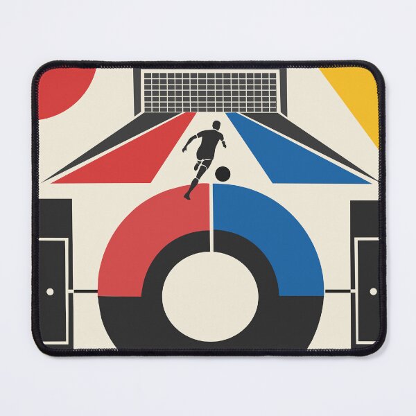 Item preview, The Number Nine Football Print, Bauhaus Soccer Print, Striker Art, Number 9 Football Art, Geometric Soccer Decor, Football Gift designed and sold by Studio pod Burom.