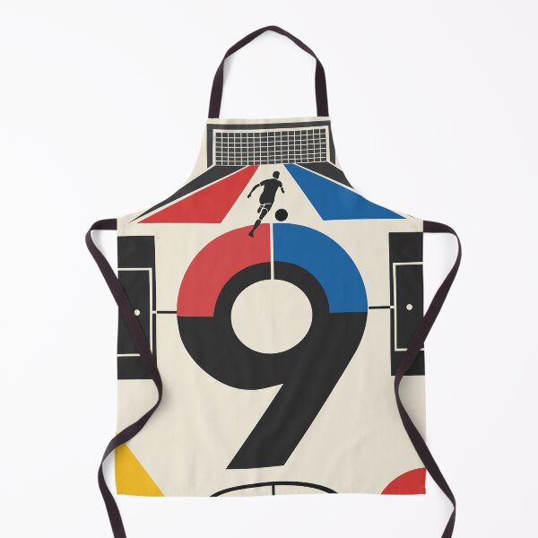 Item preview, The Number Nine Football Print, Bauhaus Soccer Print, Striker Art, Number 9 Football Art, Geometric Soccer Decor, Football Gift designed and sold by Studio pod Burom.