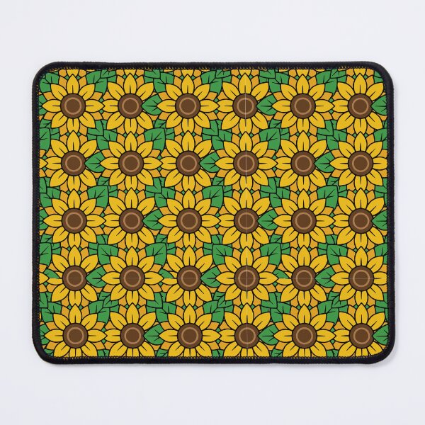 Item preview, Bold Yellow Sunflower Field Vector Pattern designed and sold by AIG - Andrei Ilie Graphics.