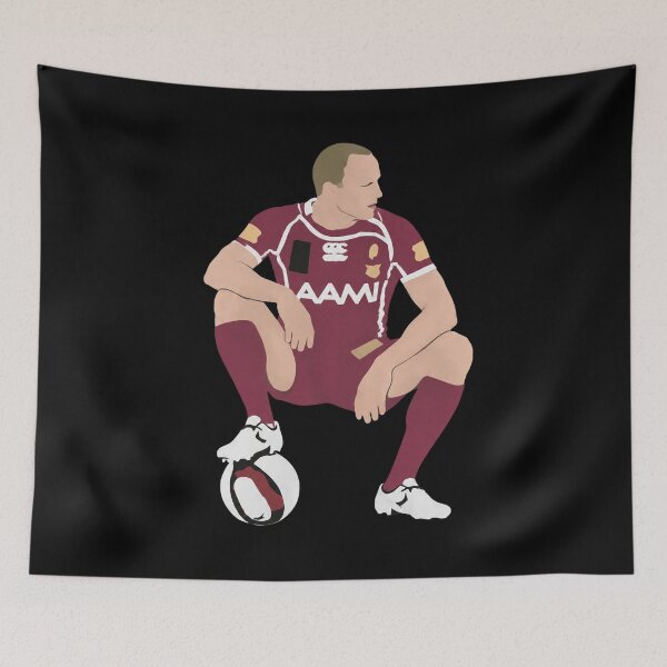 Item preview, Queensland Maroons Player designed and sold by FieldsnancyArts.